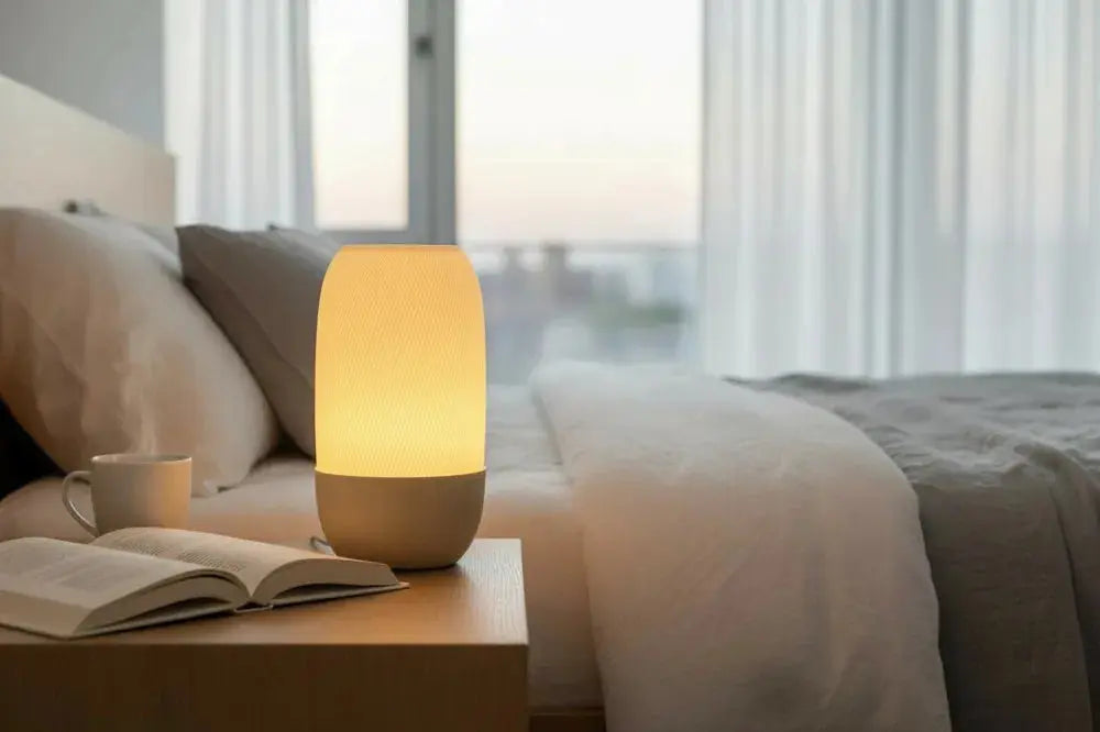 Minimalist Table Lamp - Ribs