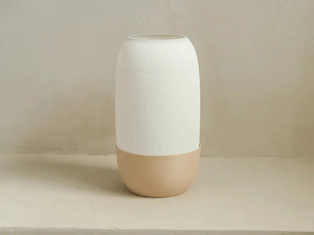 Minimalist Table Lamp - Ribs