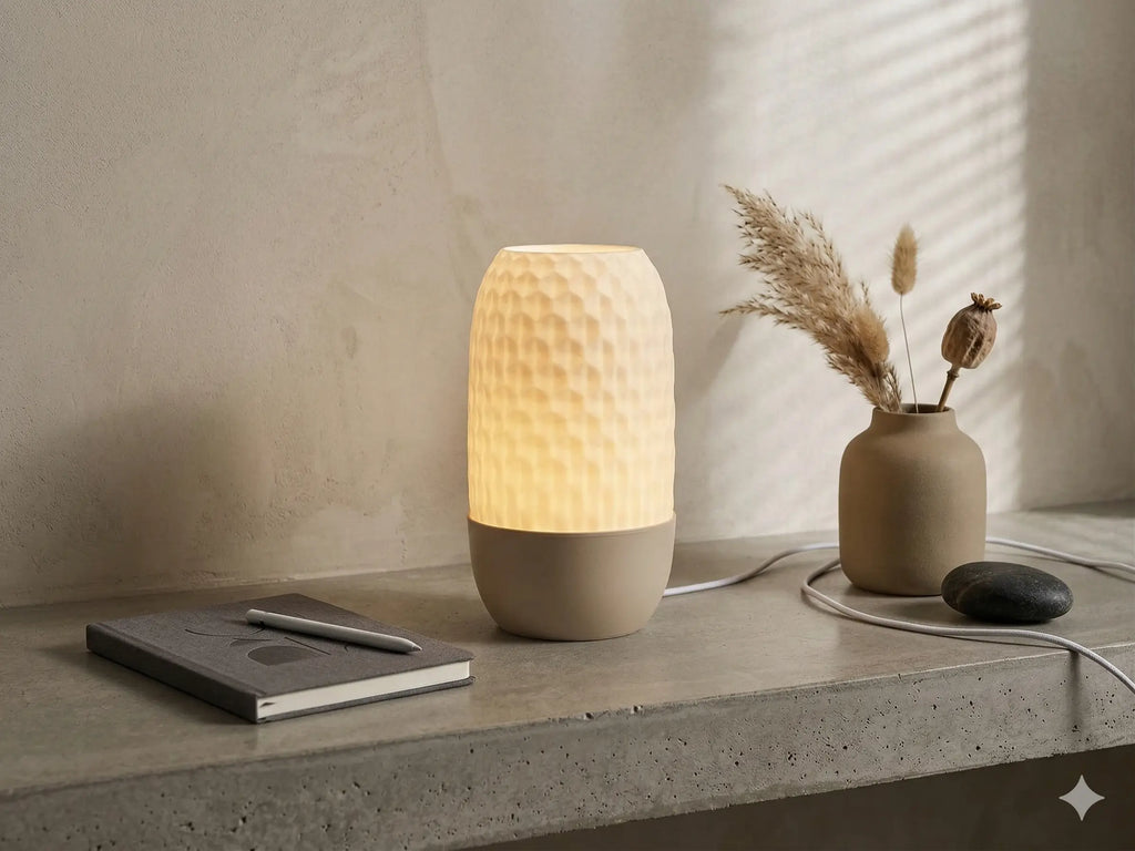 Minimalist Table Lamp - Hexagon